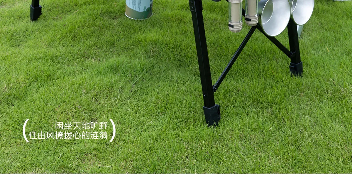 Mountainhiker Camping Folding Lift Removable Multi Unit IGT Table Gas Stove Portable Camp BBQ Grill Table Outdoor Picnic table