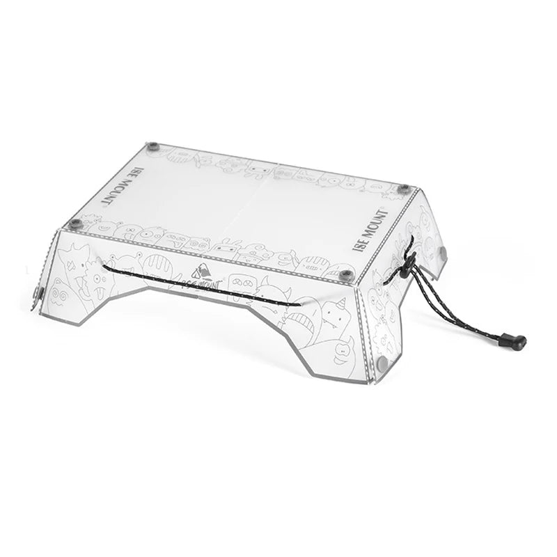 New Ultralight PP Folding Camping Table & Tray 97g Mini Portable Heavy Duty for Hiking Picnic Outdoor Travel Gear