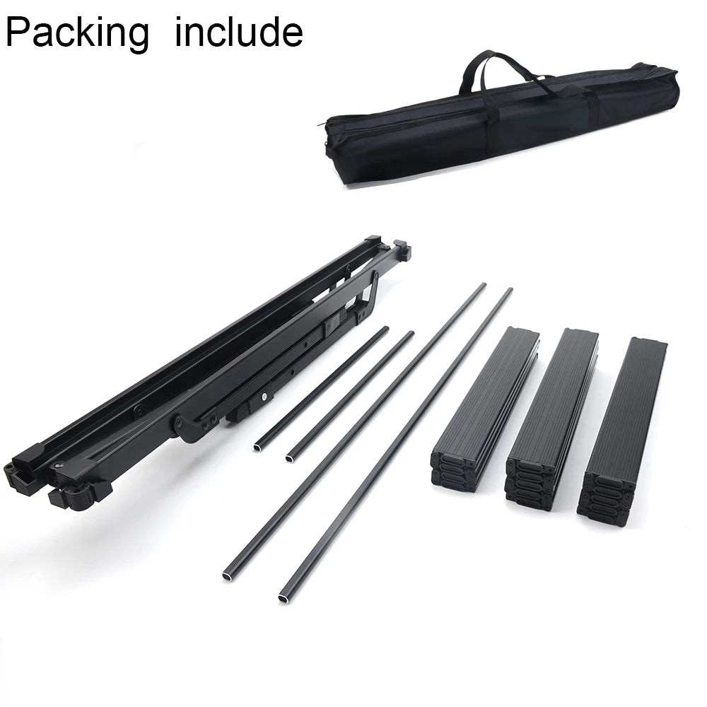 Camping Folding Removable IGT Wood Table Gas Stove Portable Lightweight Camp BBQ Grill Table Outdoor Picnic Fishing Table