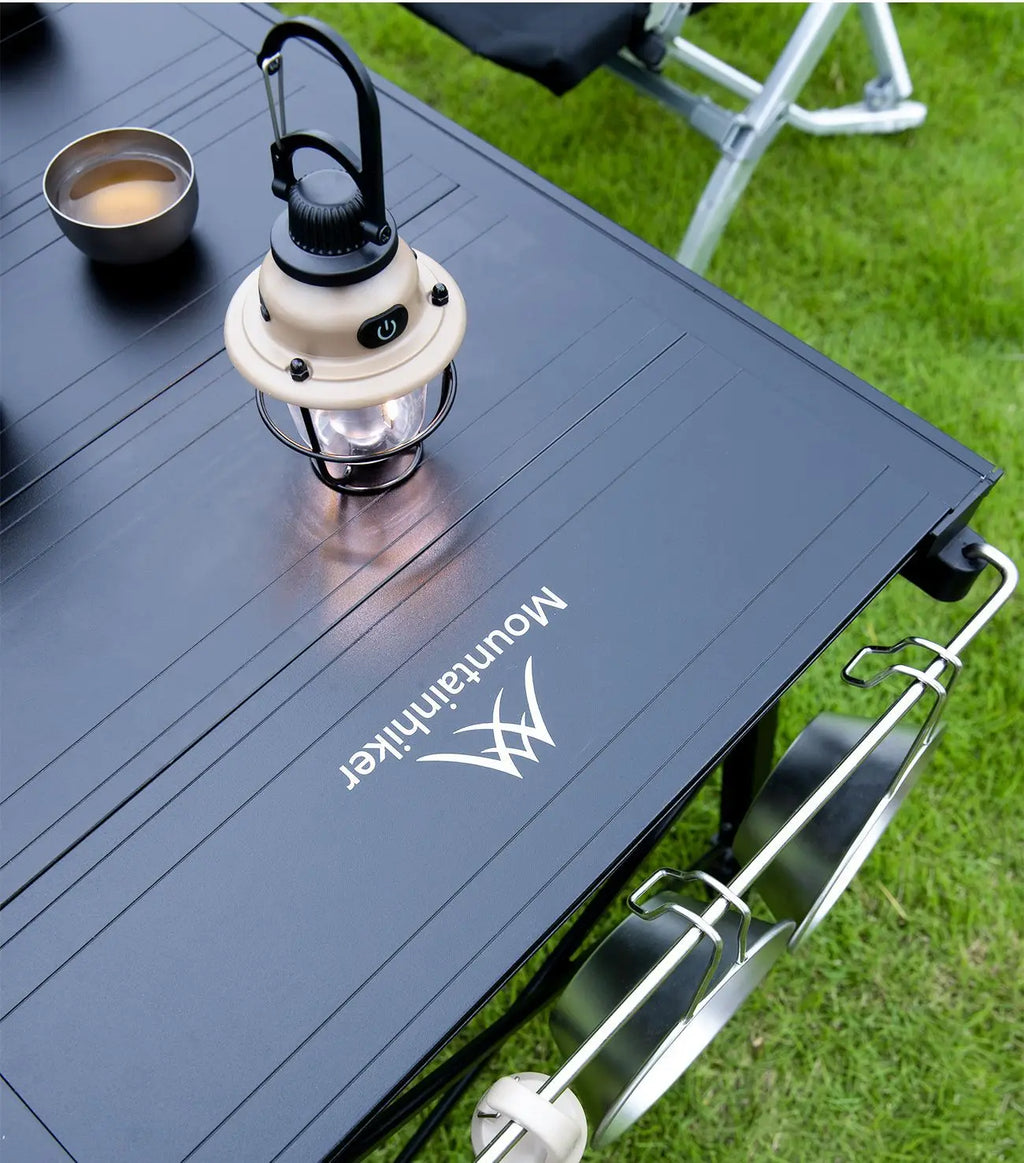 Mountainhiker Camping Folding Lift Removable Multi Unit IGT Table Gas Stove Portable Camp BBQ Grill Table Outdoor Picnic table