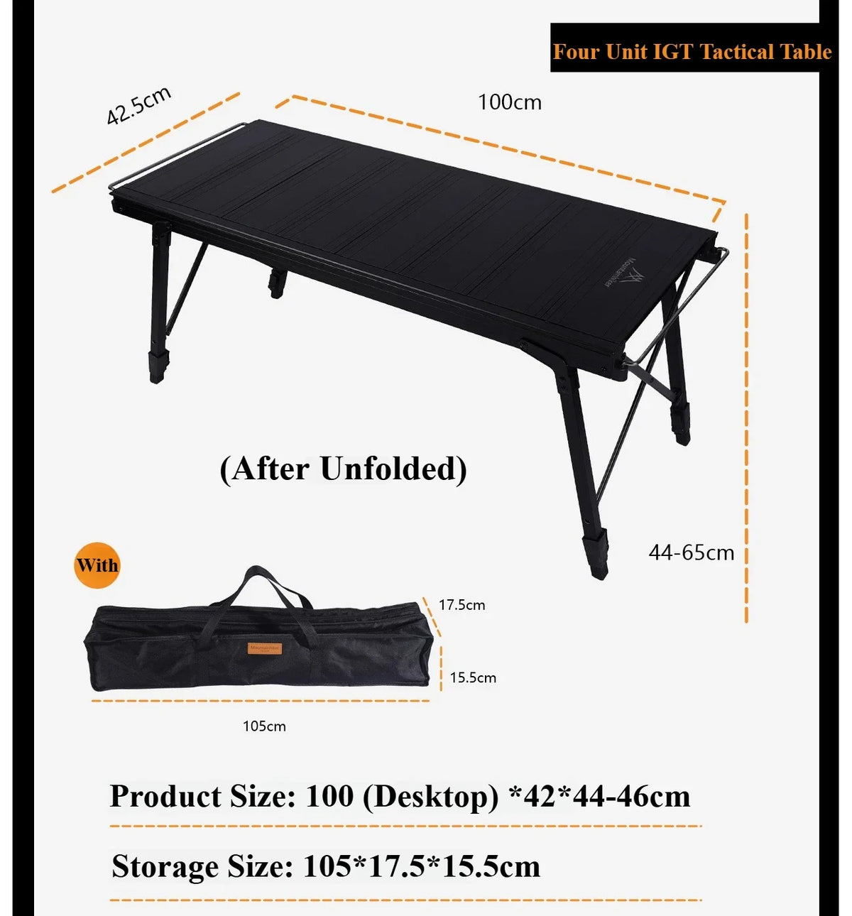 Mountainhiker Camping Folding Lift Removable Multi Unit IGT Table Gas Stove Portable Camp BBQ Grill Table Outdoor Picnic table