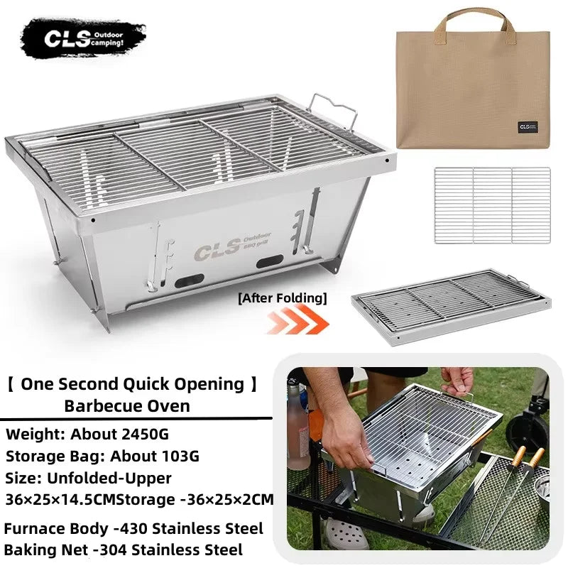 Mountainhiker Camping Folding Lift Removable Multi Unit IGT Table Gas Stove Portable Camp BBQ Grill Table Outdoor Picnic table