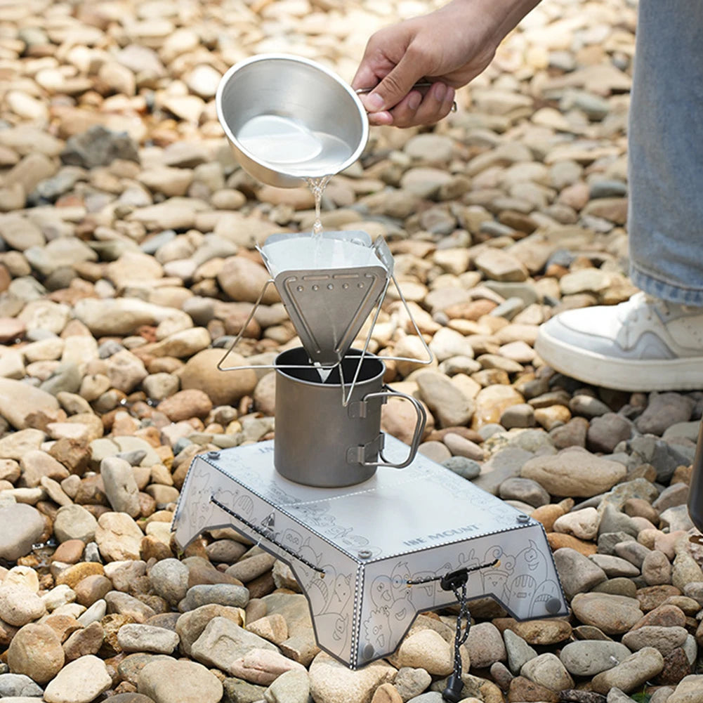 New Ultralight PP Folding Camping Table & Tray 97g Mini Portable Heavy Duty for Hiking Picnic Outdoor Travel Gear