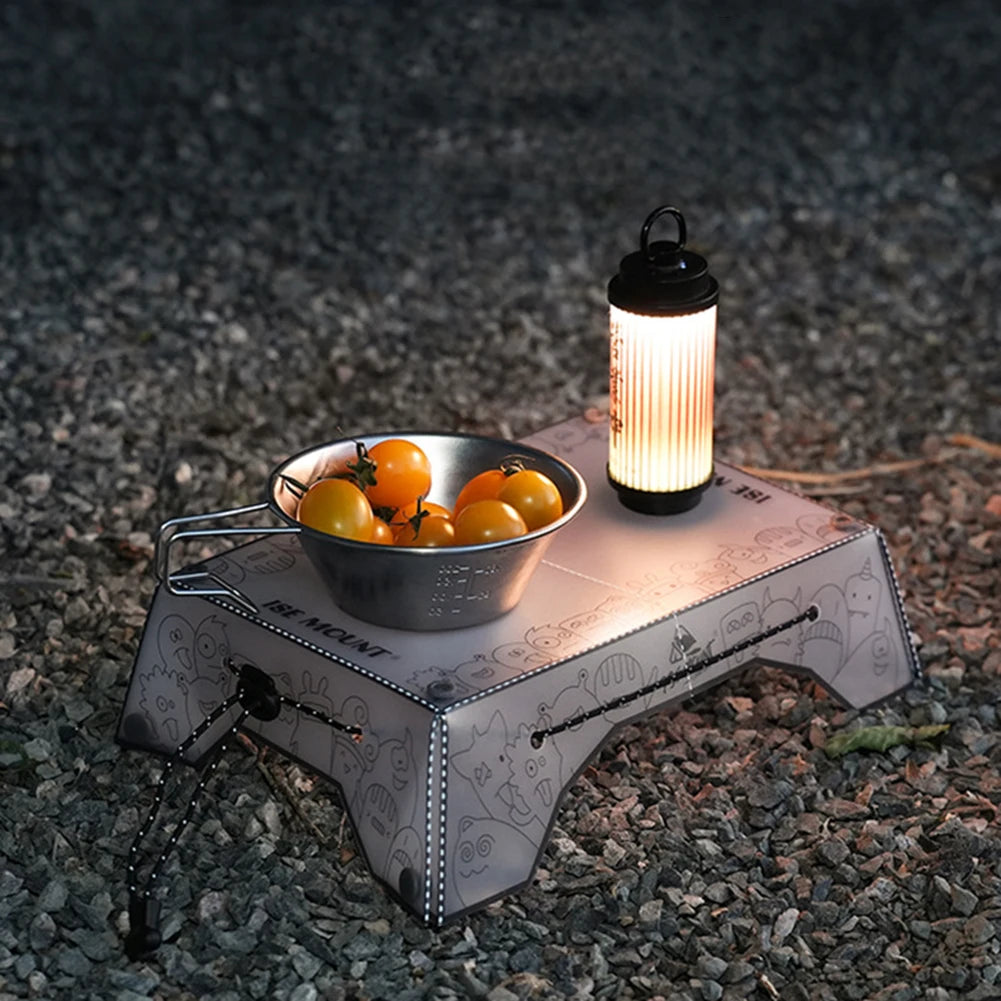 New Ultralight PP Folding Camping Table & Tray 97g Mini Portable Heavy Duty for Hiking Picnic Outdoor Travel Gear